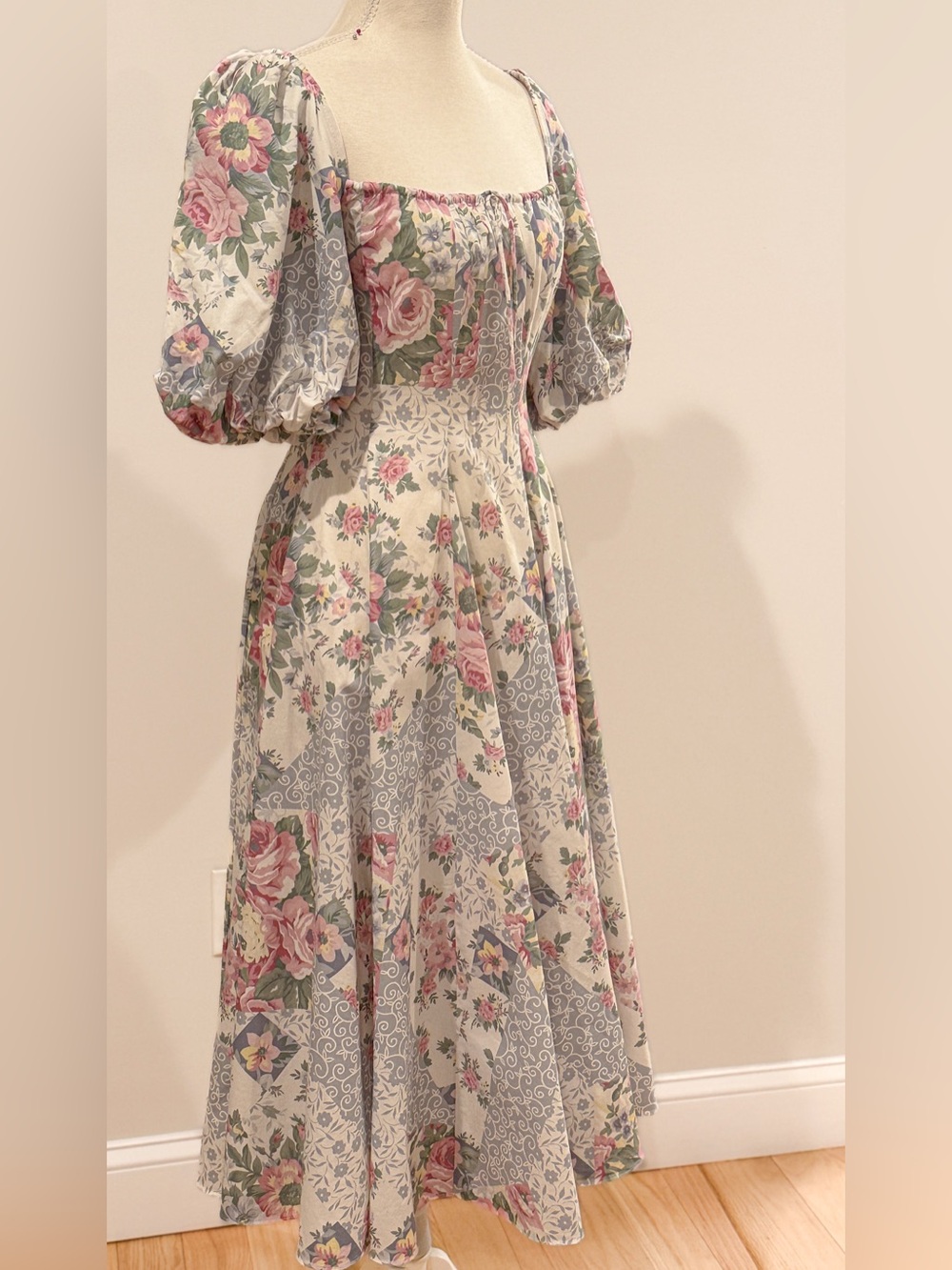 Selkie The Picnic Blanket Day Dress - XS - EUC - MIDI Cottagecore - Picture 4 of 4